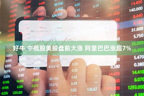 好牛 中概股美股盘前大涨 阿里巴巴涨超7%