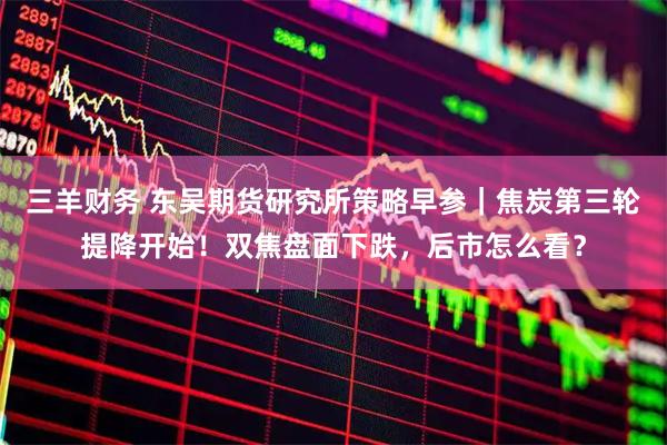 三羊财务 东吴期货研究所策略早参｜焦炭第三轮提降开始！双焦盘面下跌，后市怎么看？