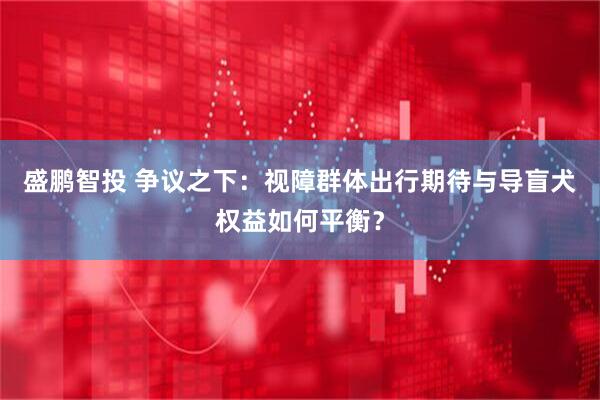 盛鹏智投 争议之下：视障群体出行期待与导盲犬权益如何平衡？